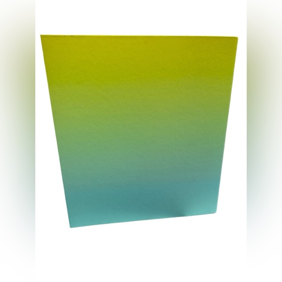 Set of 2 Ombré 1” 3-ring binders in purple to pink and green to blue, UBrand - Picture 7 of 11